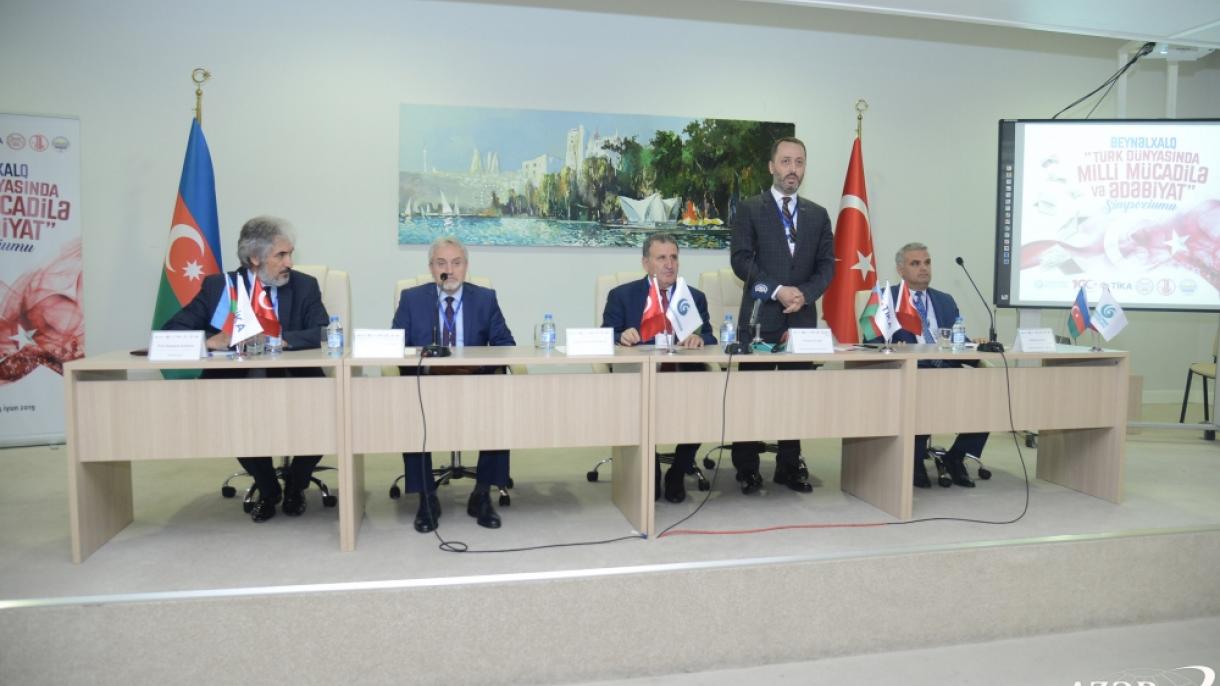 Bakıda “Türk dünyasında milli mücadilə və ədəbiyyat” mövzusunda simpozium keçirilir