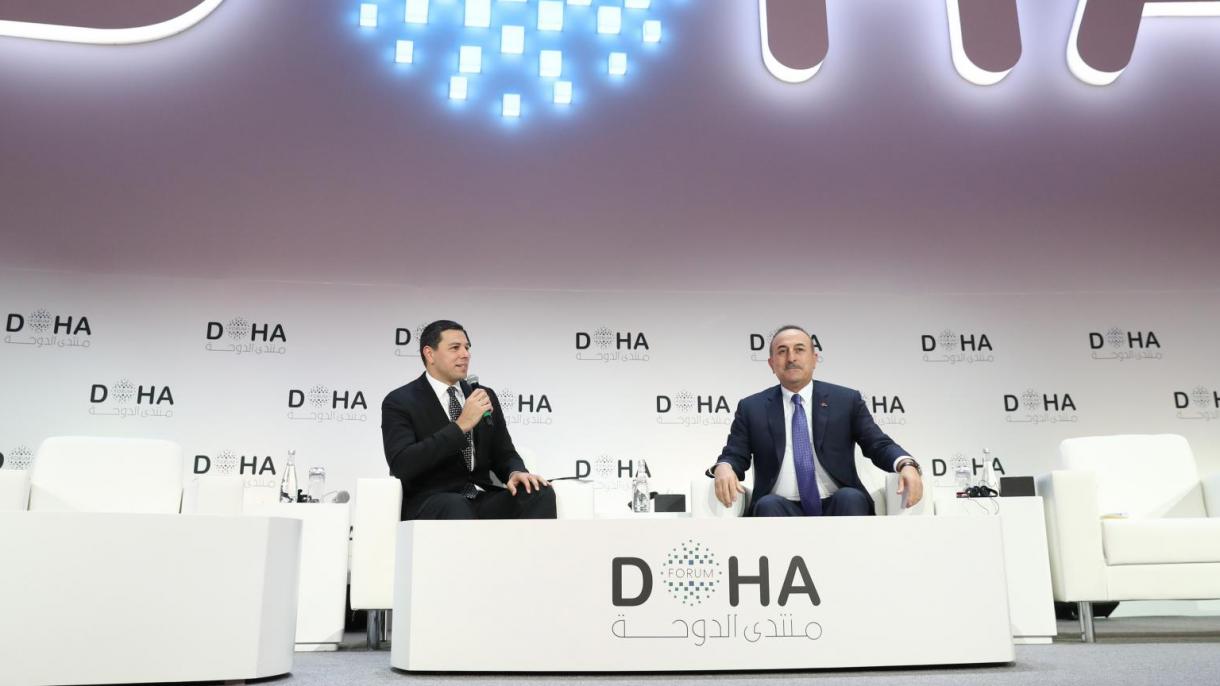 ჩავუშოღლუ დოჰას სტუმრობს
