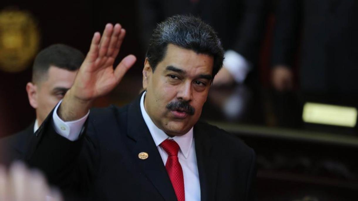 Maduro ýurtdaky agdarlyşyk howpuna garşy halka ünsli bolmak barada çagyryş berdi