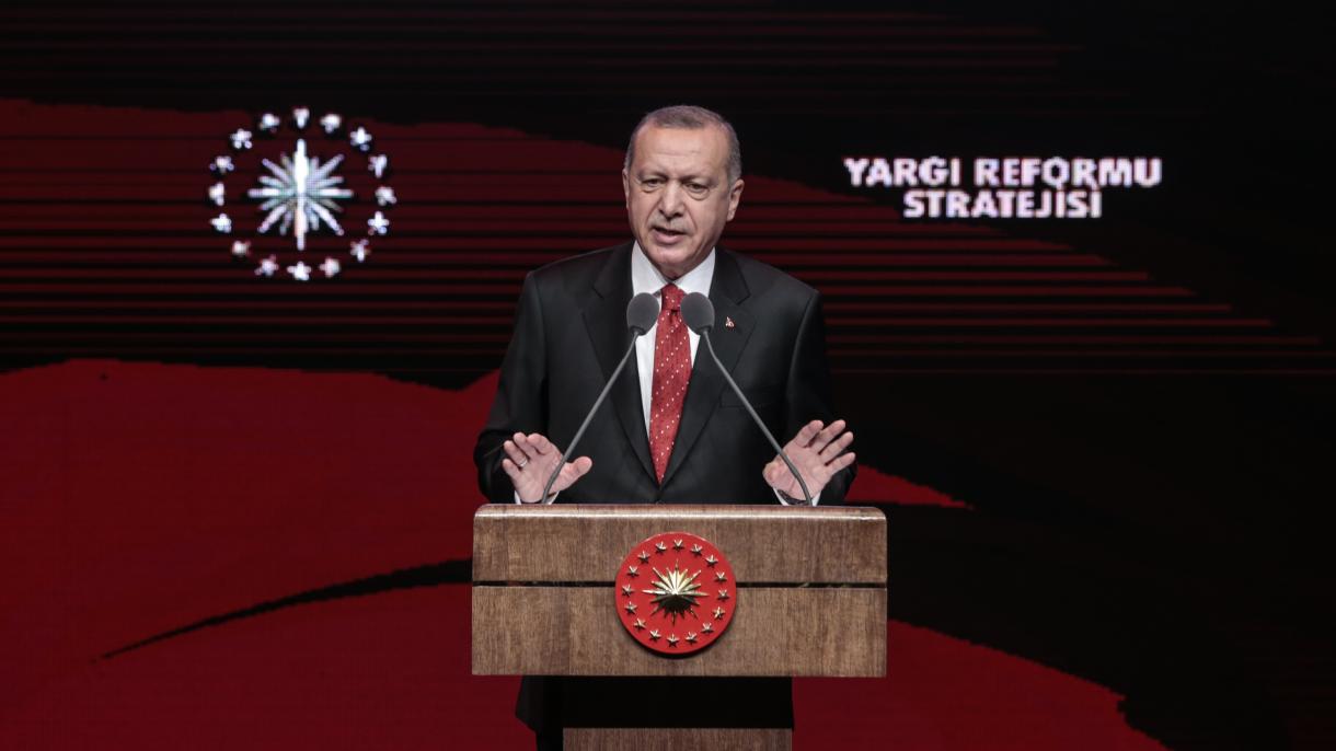 Ο Ερντογάν ανακοίνωσε τη Στρατηγική Δικαστικής Μεταρρύθμισης