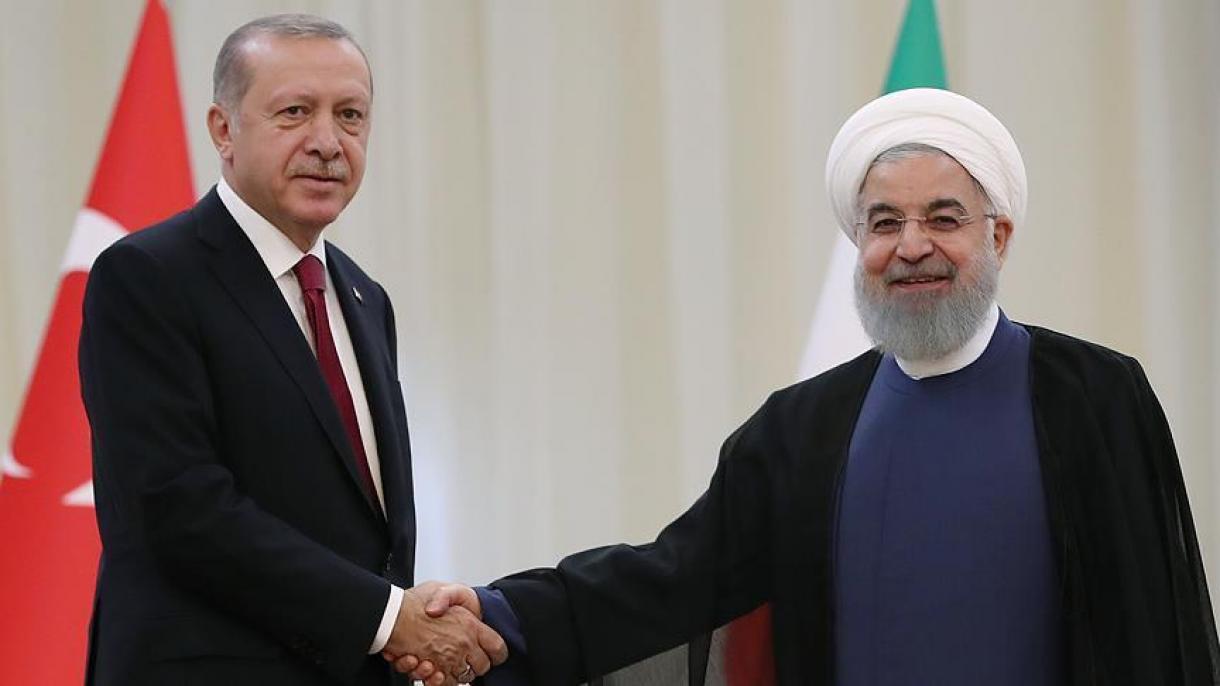 Presidenti Erdogan takon homologun e tij iranian, Hasan Ruhani