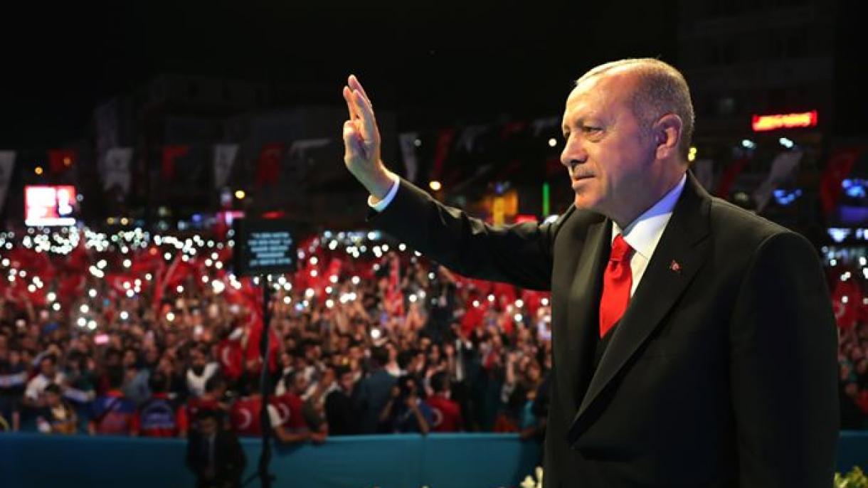 ئەردوغان مۇسۇلمانلارنىڭ قەدىر كېچىسىنى تەبرىكلىدى
