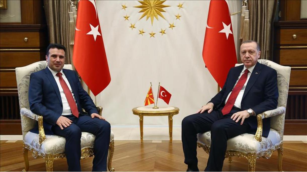 رئیس‌جمهور ترکیه با نخست وزیر مقدونیه دیدار کرد