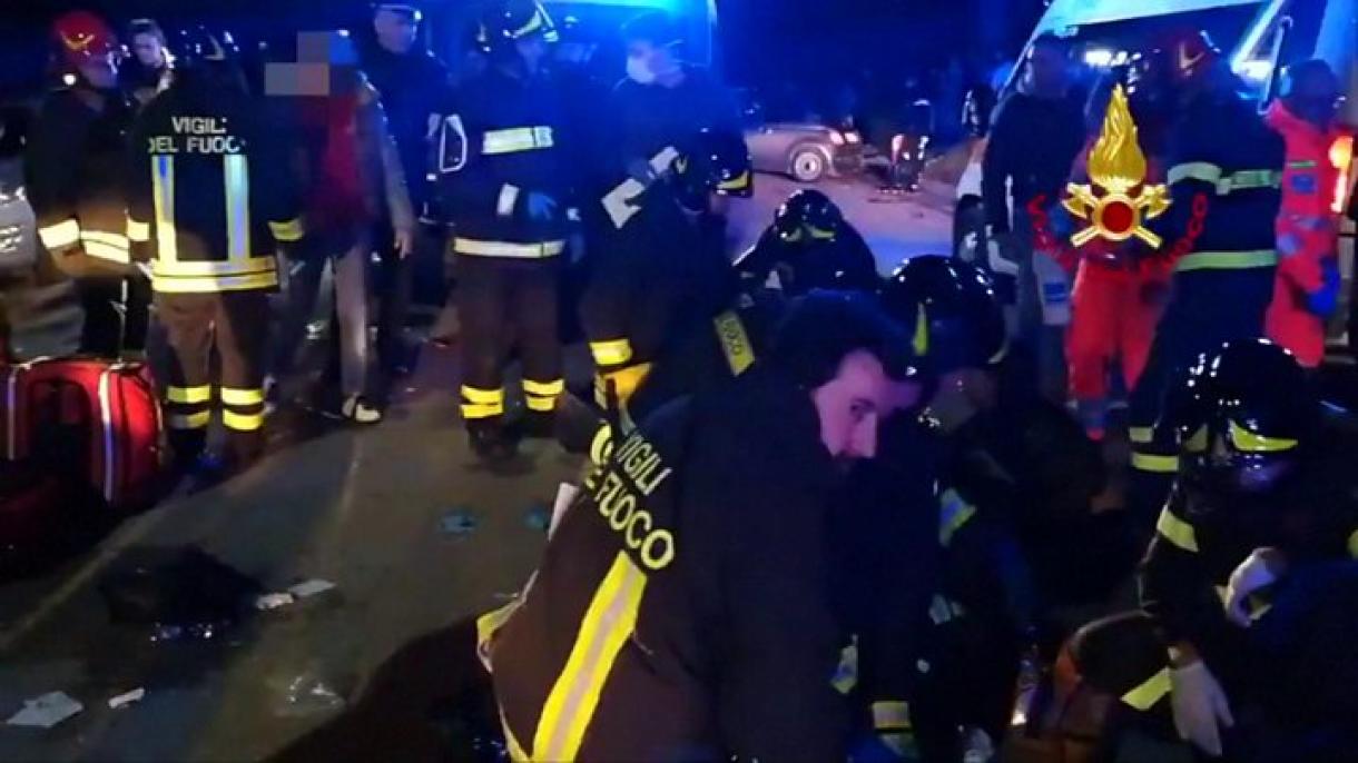 اٹلی: نائٹ کلب میں بھگدڑ مچ گئی،6 افراد ہلاک درجنوں زخمی
