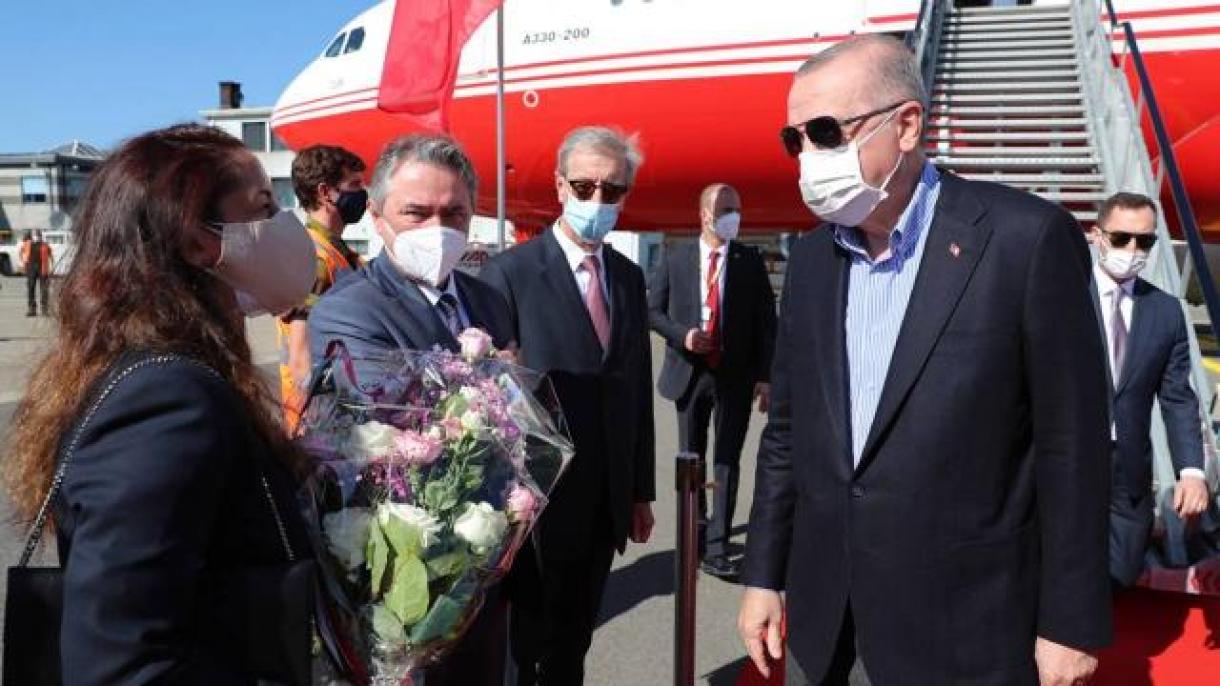 رئیس جمهور ترکیه وارد بروکسل شد