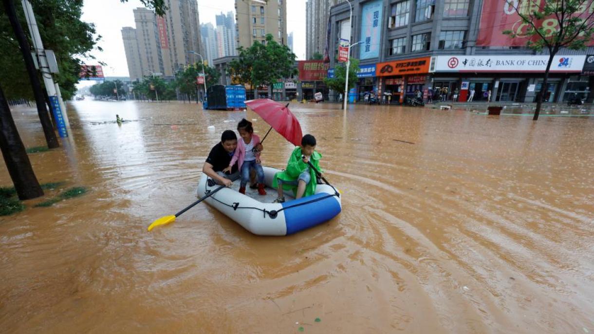 中国河南洪灾死亡人数增至58人