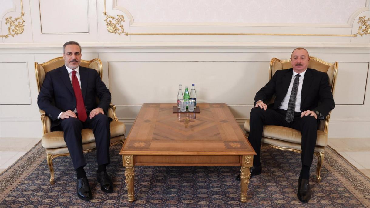 فیدان در باکو از سوی الهام علی‌اف رئیس جمهور آذربایجان به حضور پذیرفته شد