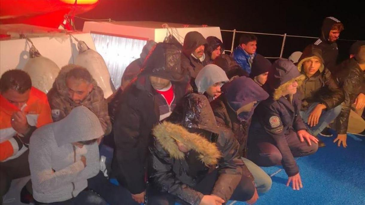 نجات 44 مهاجر غیرقانونی در موغله ترکیه