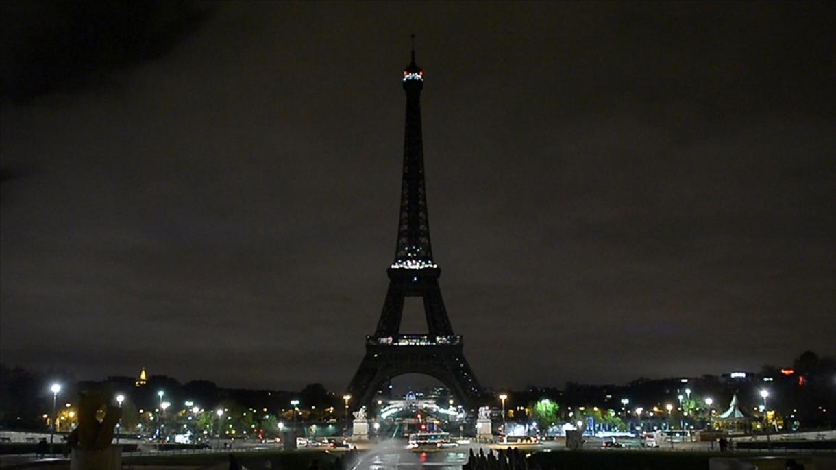 Париждин символдук курулуштарынын жарыктары энергияны үнөмдөө үчүн эрте өчүрүлүүдө