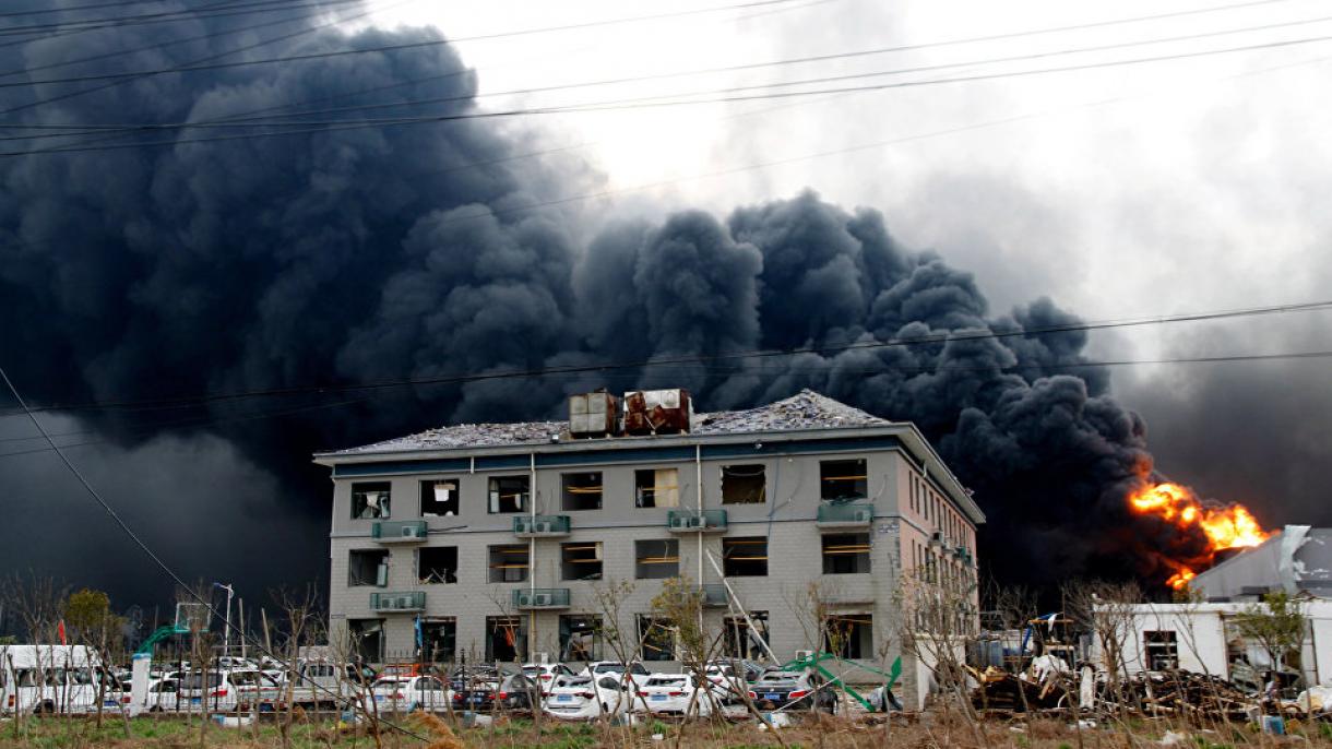 中国江苏一化工厂的爆炸事故已致78人死亡