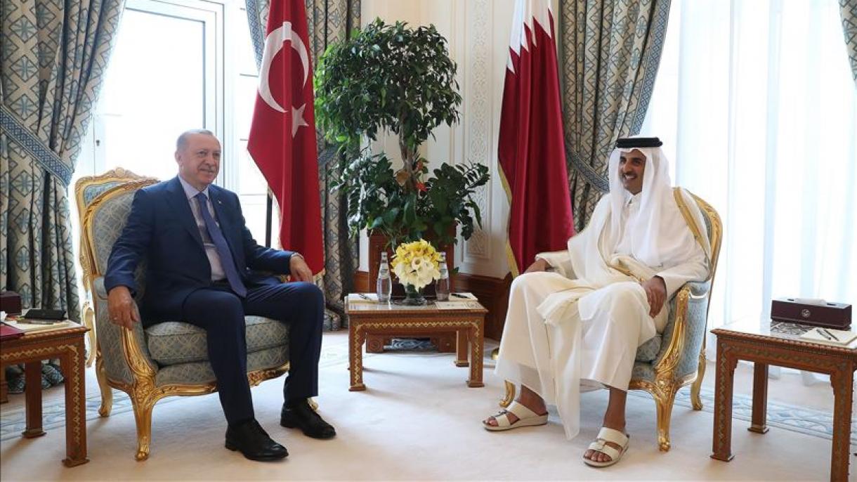 埃尔多安总统和卡塔尔元首举行电话会晤