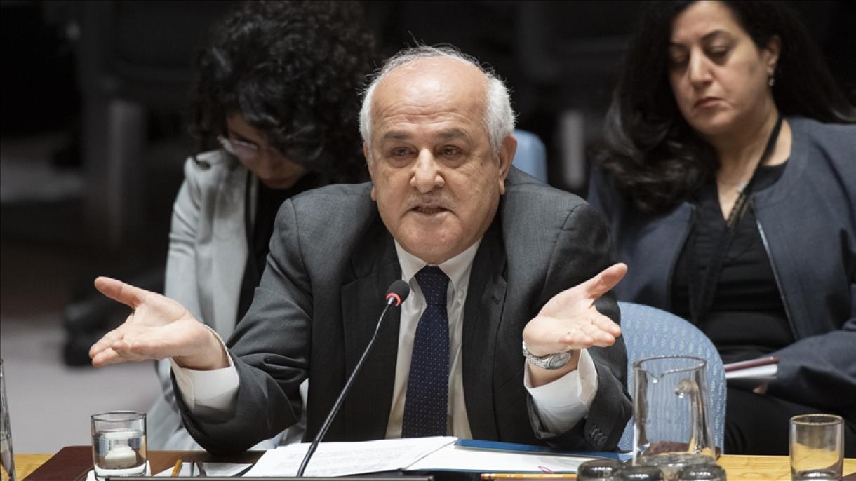 سخنان نماینده دایمی فلسطین در سازمان ملل متحد در مورد حملات اسرائیل در غزه