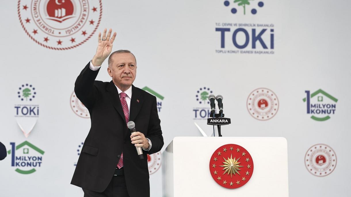 سخنرانی اردوغان ، درمراسم تسلیم دهی شهرکهای مسکونی TOKİ به شهروندان در انقره