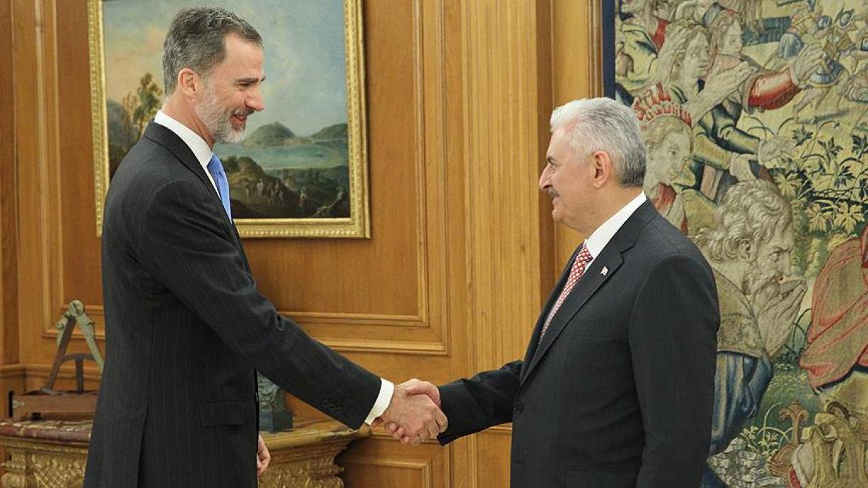 O rei da Espanha e o primeiro-ministro turco discutem o futuro da cooperação bilateral