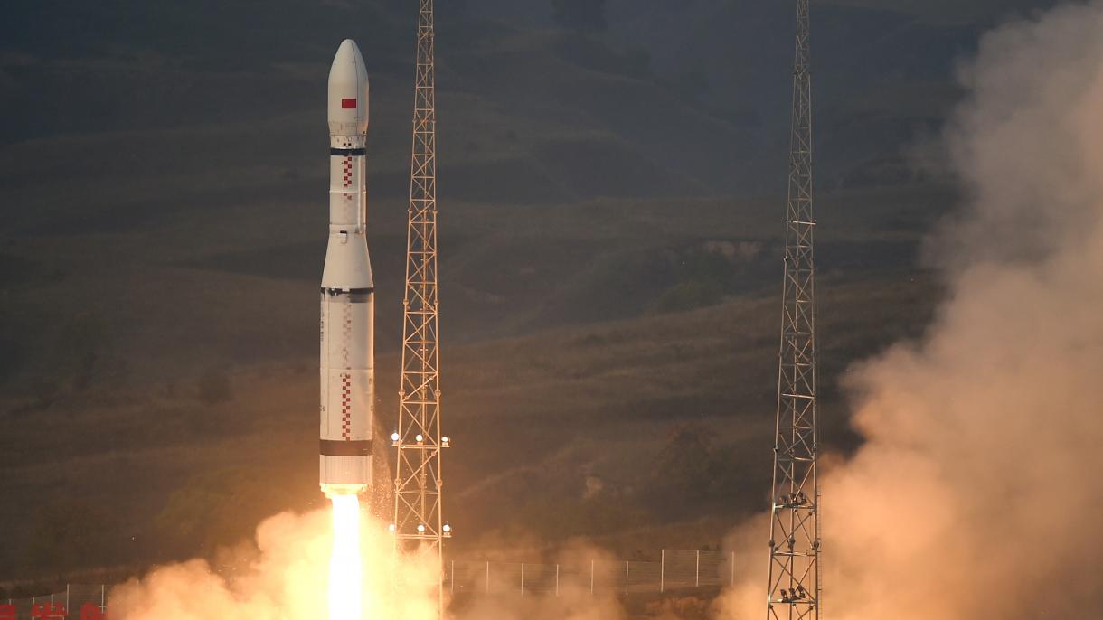 中国在5月5日发射的太空舱成功进入预定轨道