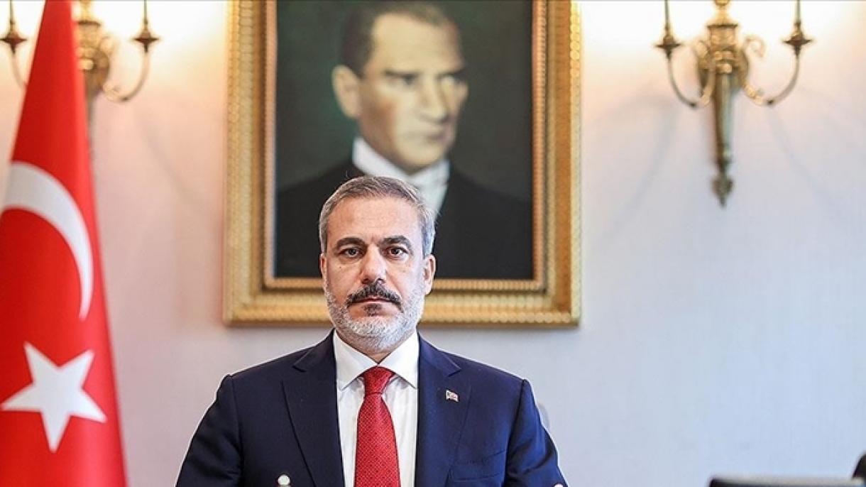 ترکیہ: وزیر خارجہ خاقان فیدان کا اپنے یونانی ہم منصب کے ساتھ اظہارِ افسوس