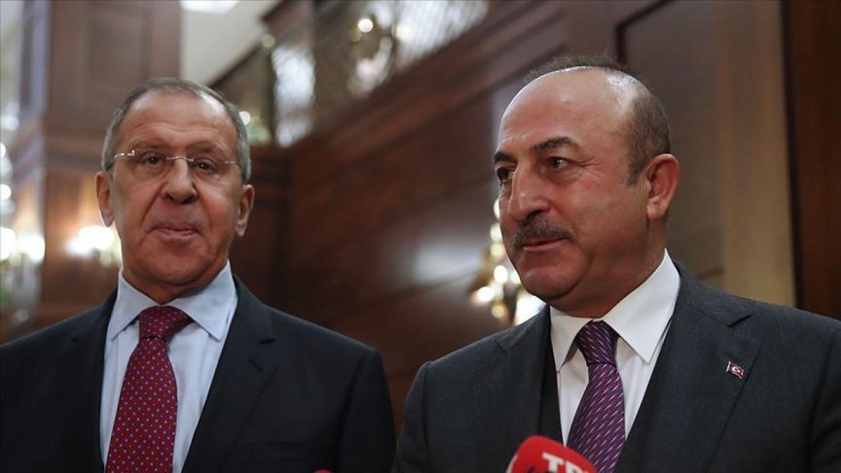 گفتگوی تلفنی وزرای امور خارجه ترکیه و روسیه