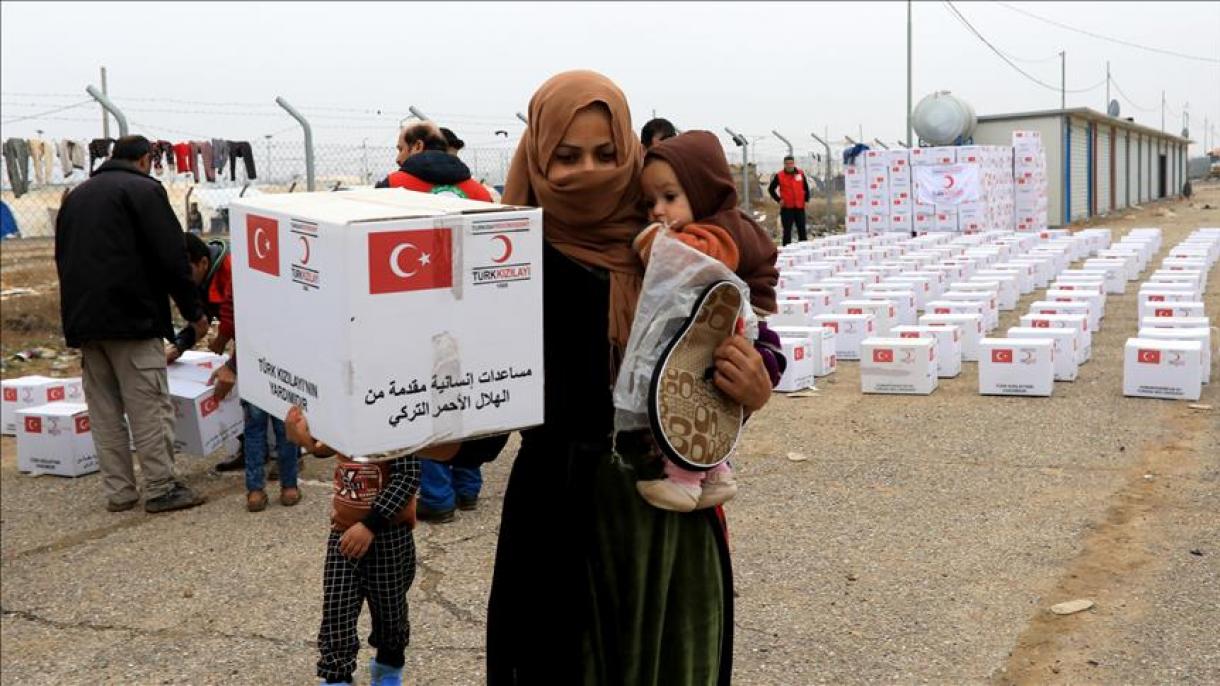 حمایت هلال‌احمر تورکیه از سیل‌زدگان عراق