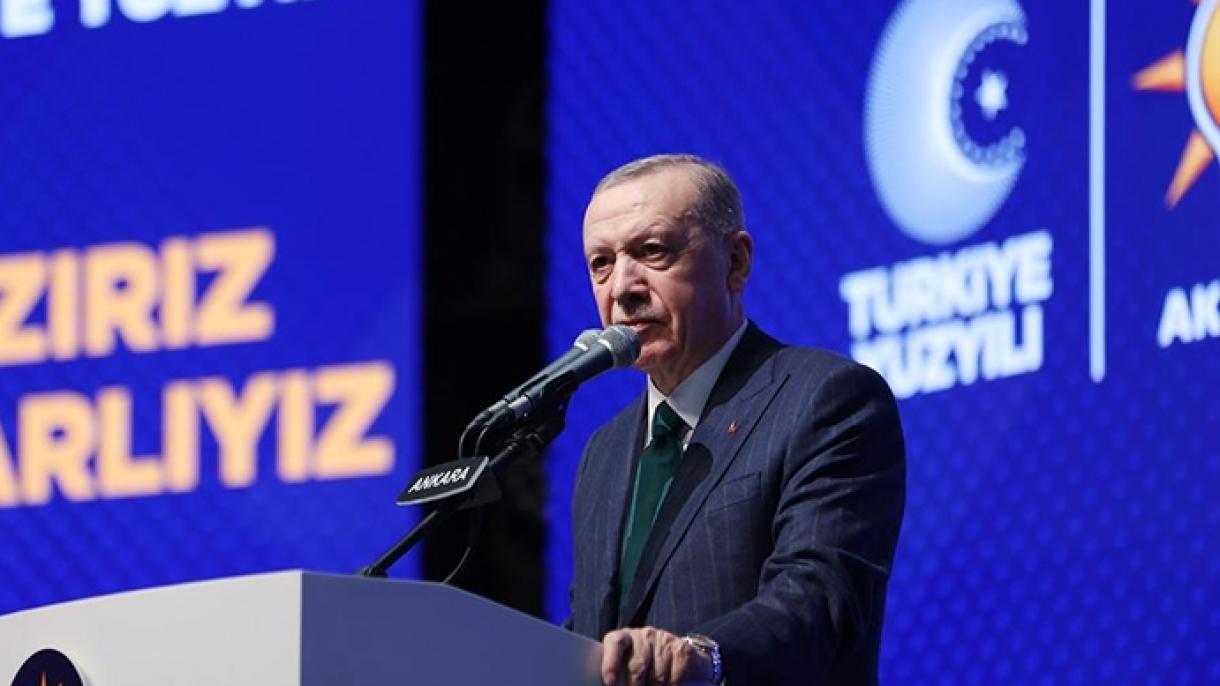 Эрдоган талапкерлерди таанытуу жыйынына катышты