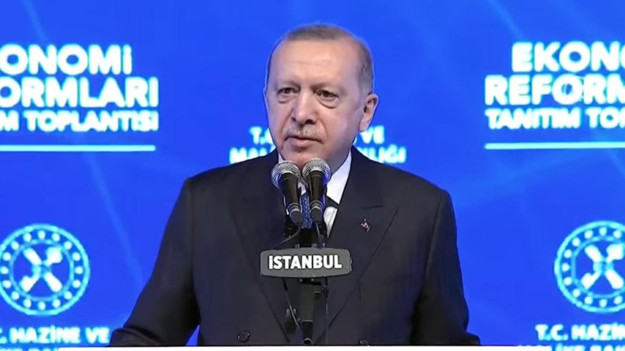 El presidente Erdogan presenta el Paquete de Reforma Económica