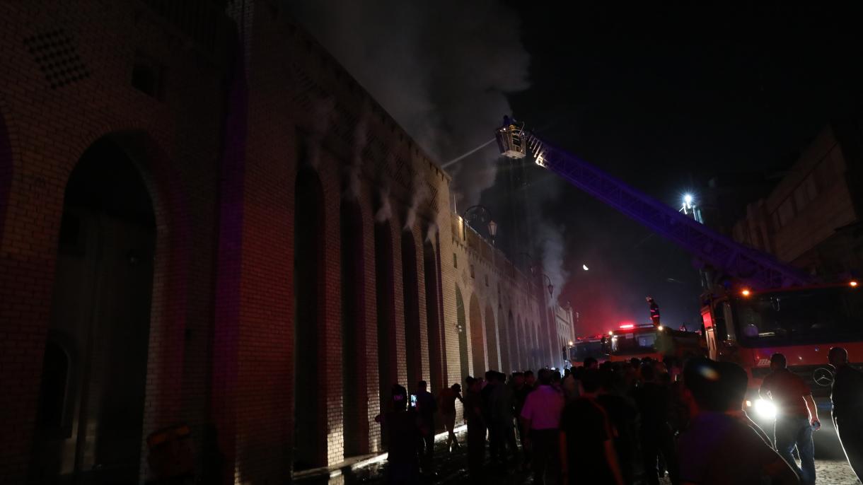 伊拉克埃尔比勒市凯赛利购物城发生火灾