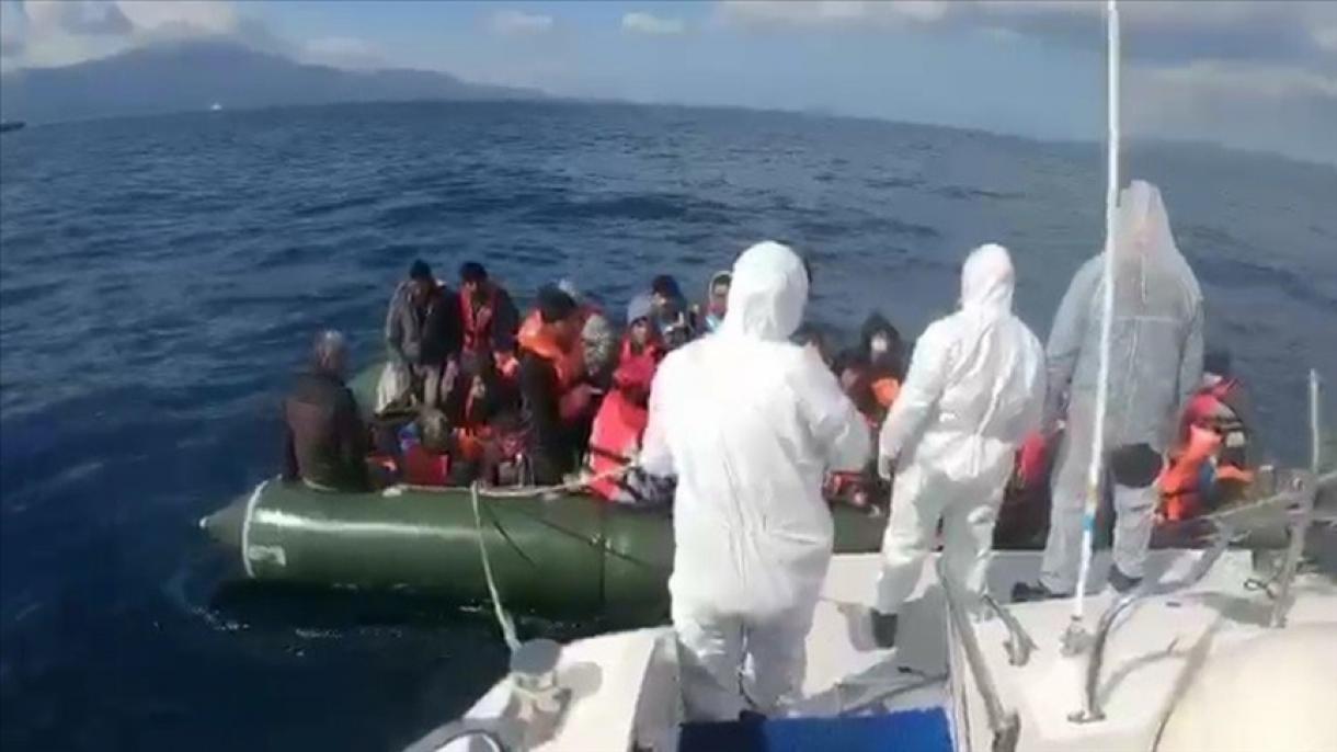 12 bevándorlót mentett meg a török parti őrség Çanakkale nyílt vizein