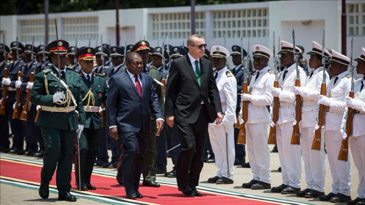 Turkiya Prezidenti R.T.Erdog’an Mozambik Respublikasiga tashrif buyurdi