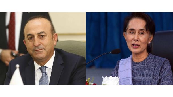 Ministro turco de Exteriores efectúa una visita de estado a Myanmar