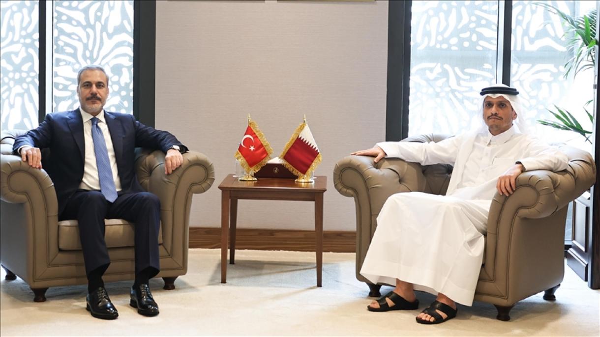 گفتگوی تلفنی هاکان فیدان با وزیر خارجه قطر