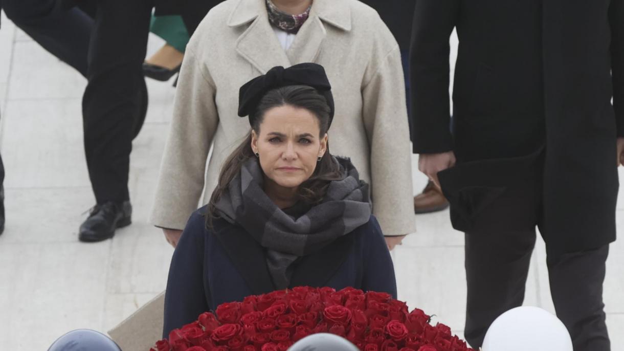 Türkiyében tartózkodik Novák Katalin magyar államfő