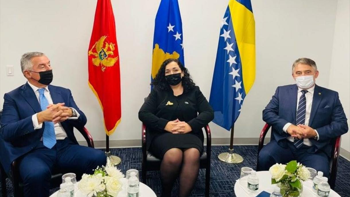 Osmani, Gjukanoviq dhe Komshiq të shqetësuar për situatën e fundit në rajon
