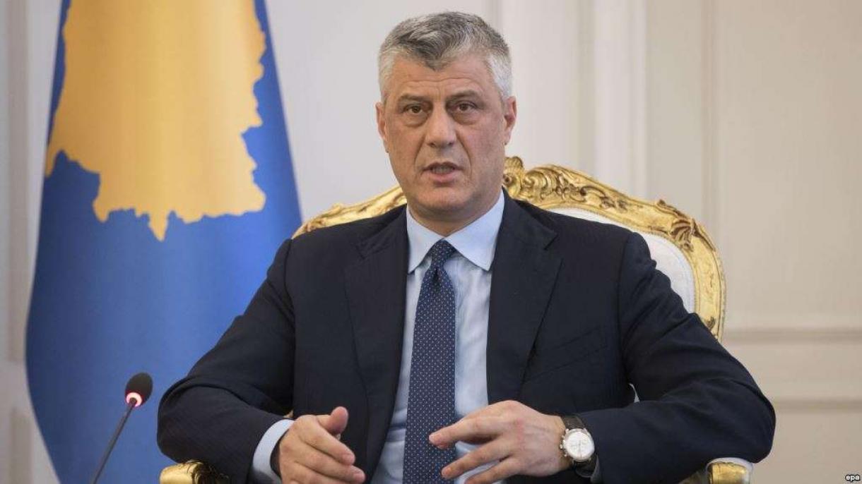 Kosova Cumhurbaşkanı Hashim Thaçi_bağımsızlık mesajı.jpg