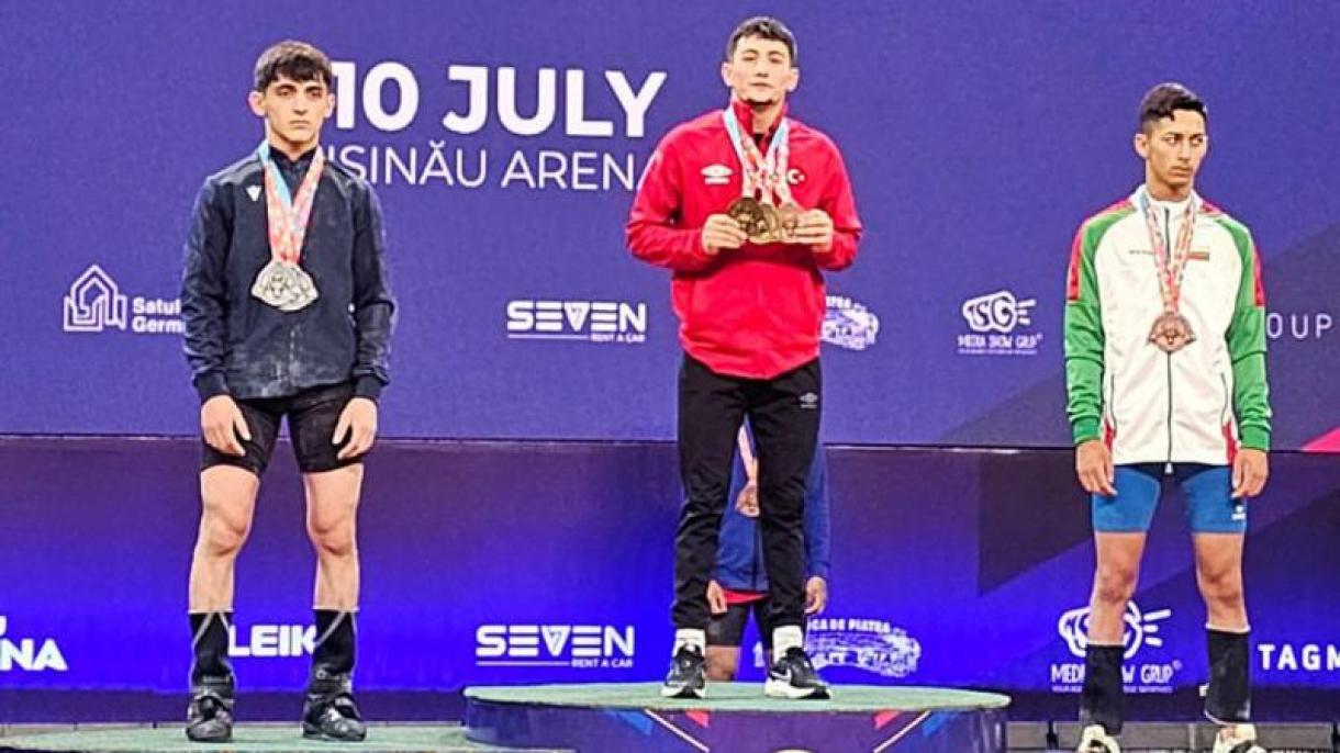 Atletul turc Burak Aykun a cucerit medalia de aur la Campionatul găzduit de Republica Moldova