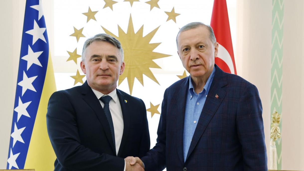 Erdoğan elnök találkozott a bosznia-hercegovinai elnöki tanács tagjával