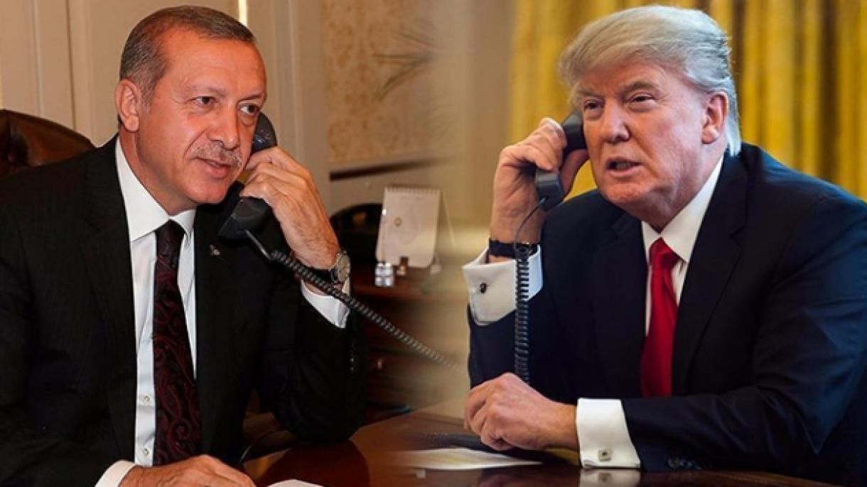 رئیس جمهور اردوغان با همتای امریکایی خود صحبت تلفنی انجام داد