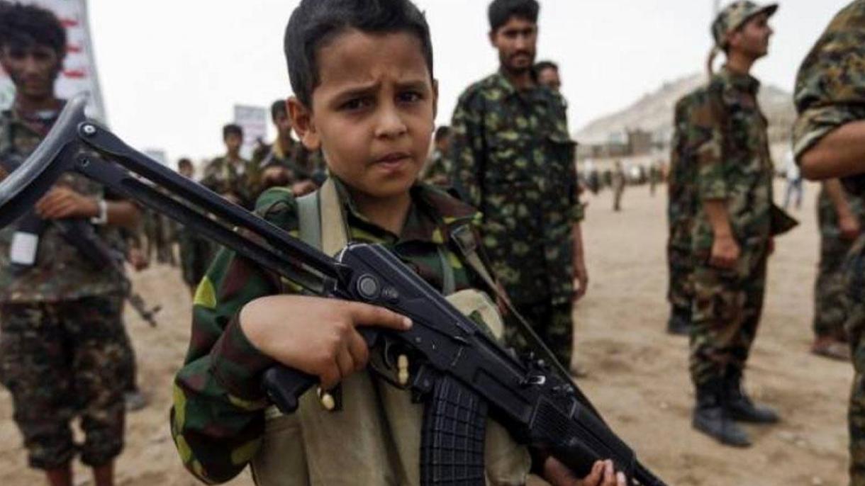 也门20万名儿童在胡塞武装阵营作战