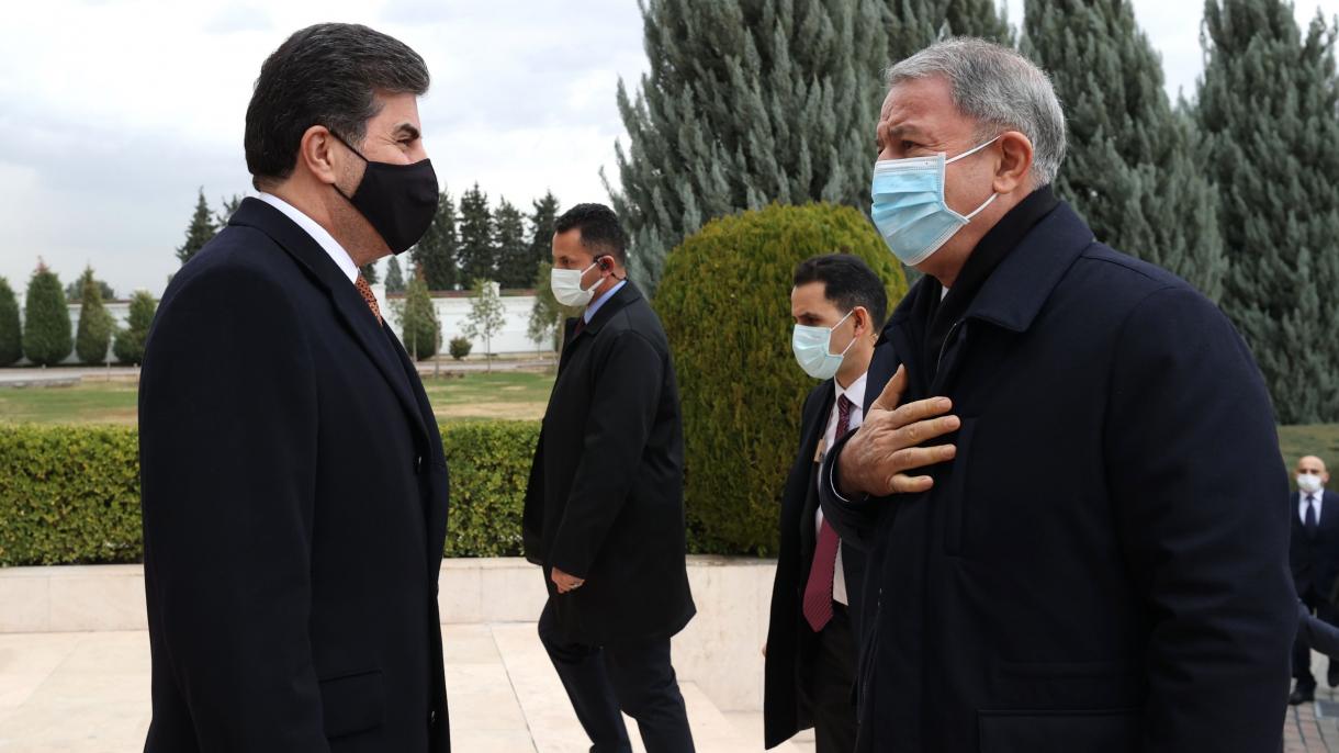 Milli Savunma Bakanı Hulusi Akar IKBY Başkanı Neçirvan Barzani1.jpg