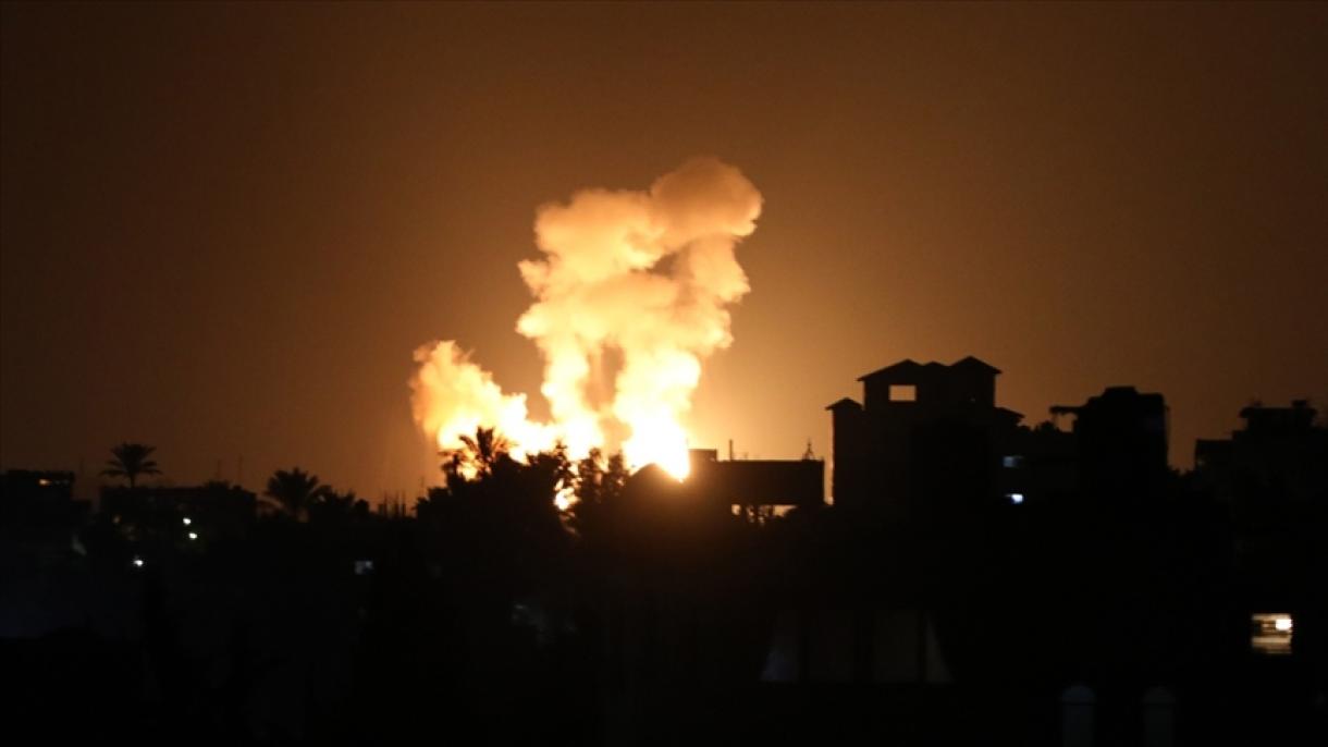 Ataque aéreo israelí en la Franja de Gaza