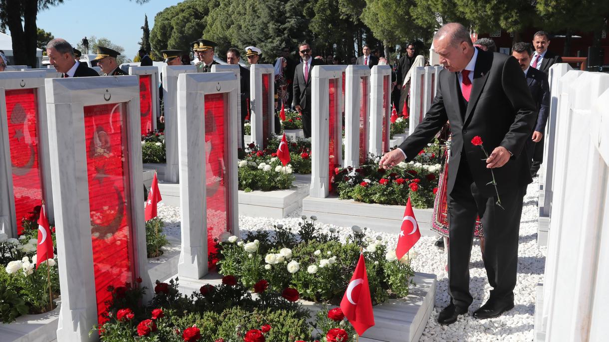 Prezident Erdogan “Anzak güni” mynasybetli ýüzlenme çap etdi