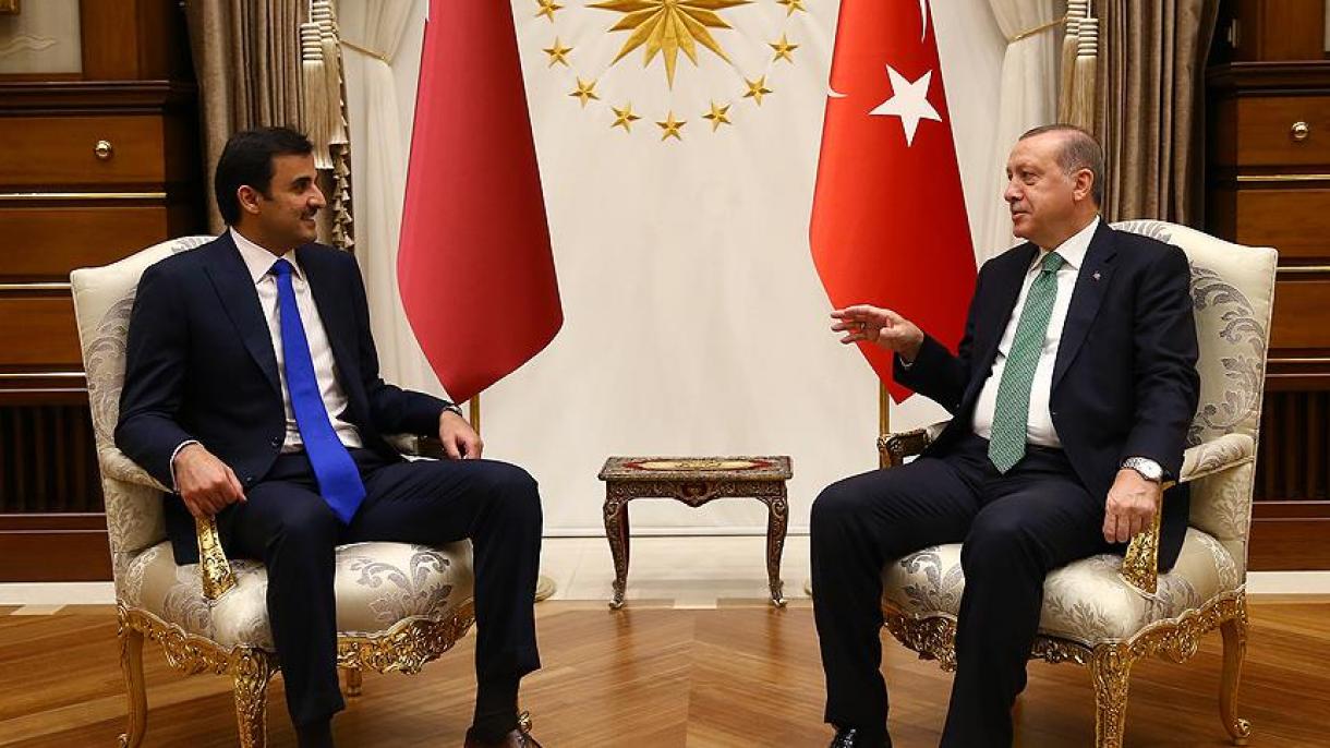 土耳其总统接见卡塔尔国王 会晤长达两个半小时
