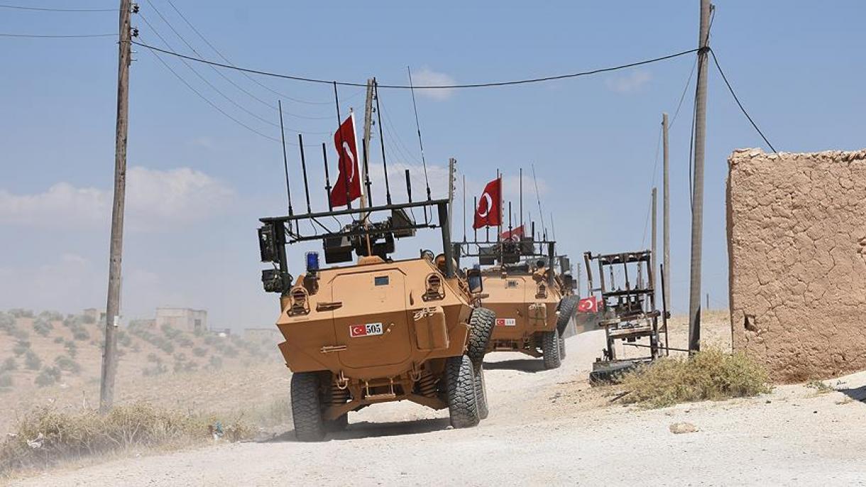 24 امین مرحله عملیات گشت زنی ارتش ترکیه در منبح انجام گرفت