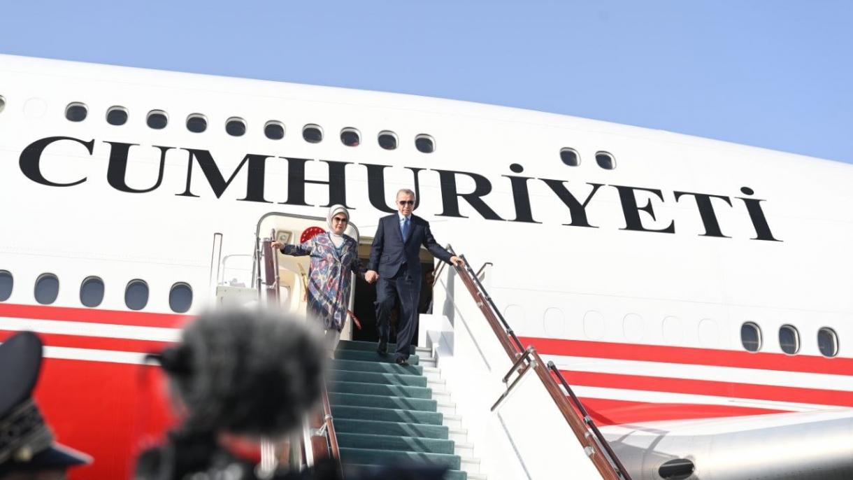 صدر ایردوان ترک ریاستوں کی تنظیم کے نویں سربراہی اجلاس میں شرکت کے لیے ازبکستان روانہ ہو رہے ہیں