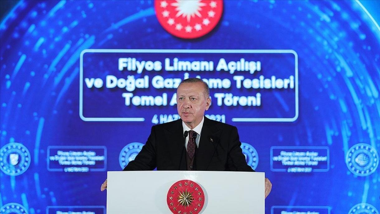 A mensagem de Erdogan sobre a reserva de gás natural foi refletida na mídia internacional