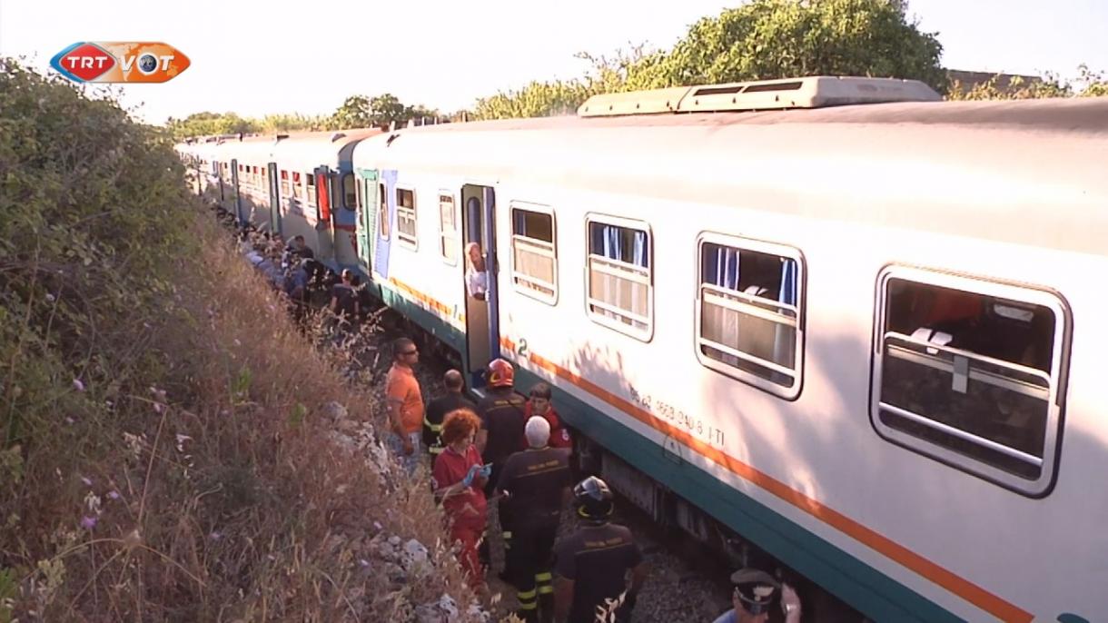 Lo scontro fra treni