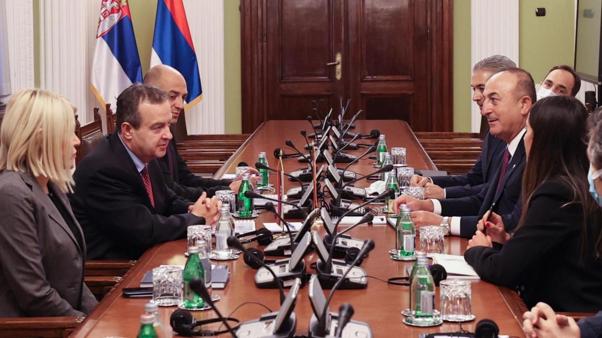 Чавушоглу се состана со претседателот на Националното Собрание на Србија Ивица Дачиќ
