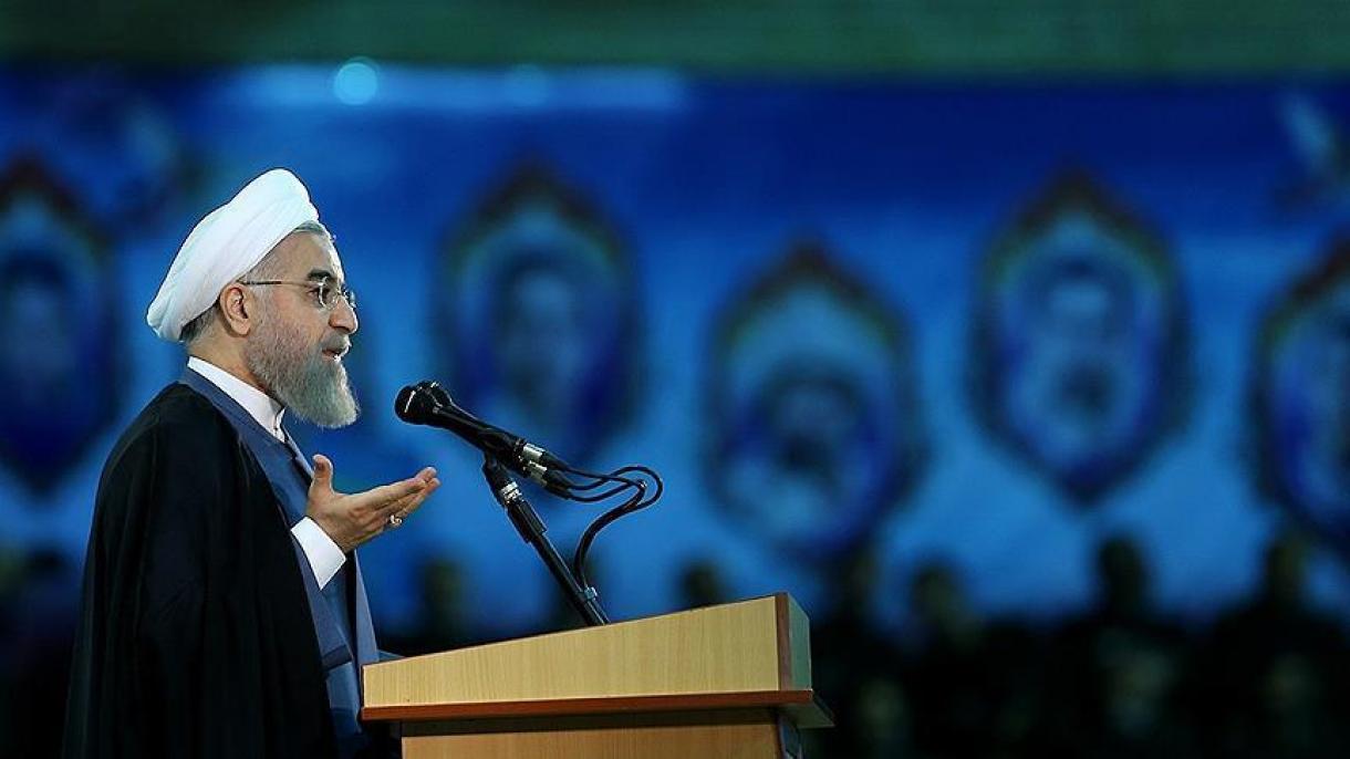 حسن روحانی: ایران بیلن امریکا قوشمه ایالتلری اورته سیده اقتصادی حرب یوز بیرماقده