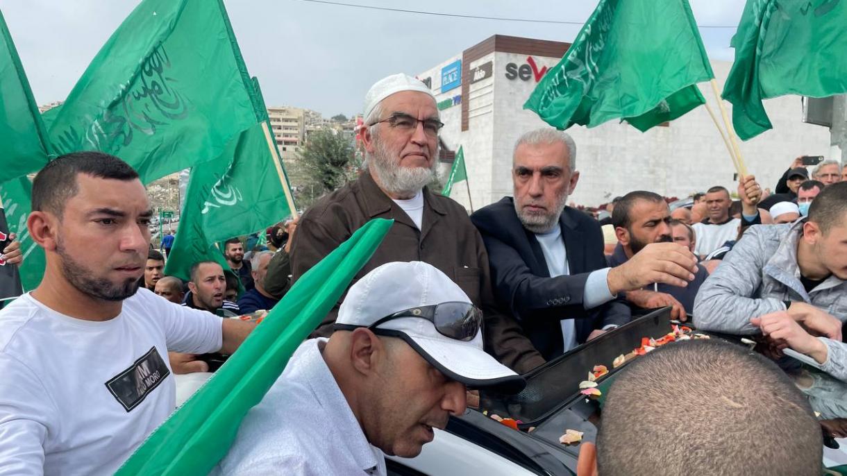 رئیس جنبش اسلامی فلسطین آزاد شد