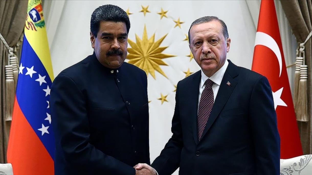 Ердоган разговараря с венецуелския президент Мадуро...