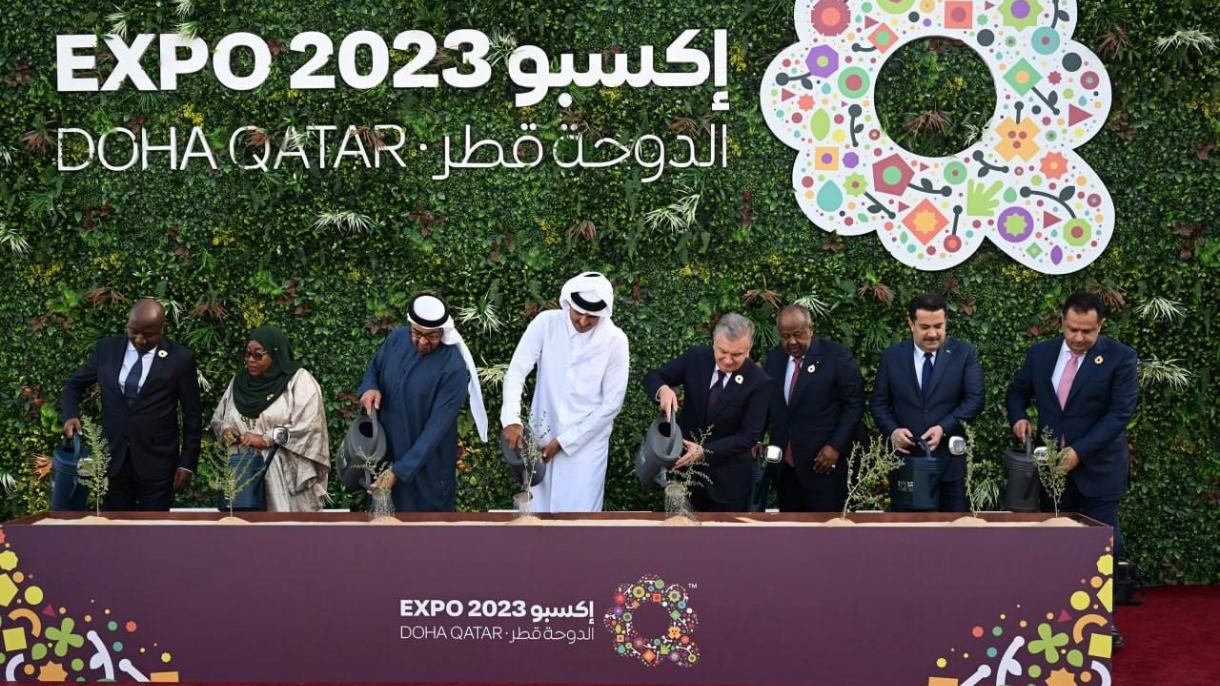 Mirziyayev Katar Doha Expo 2023.jpg