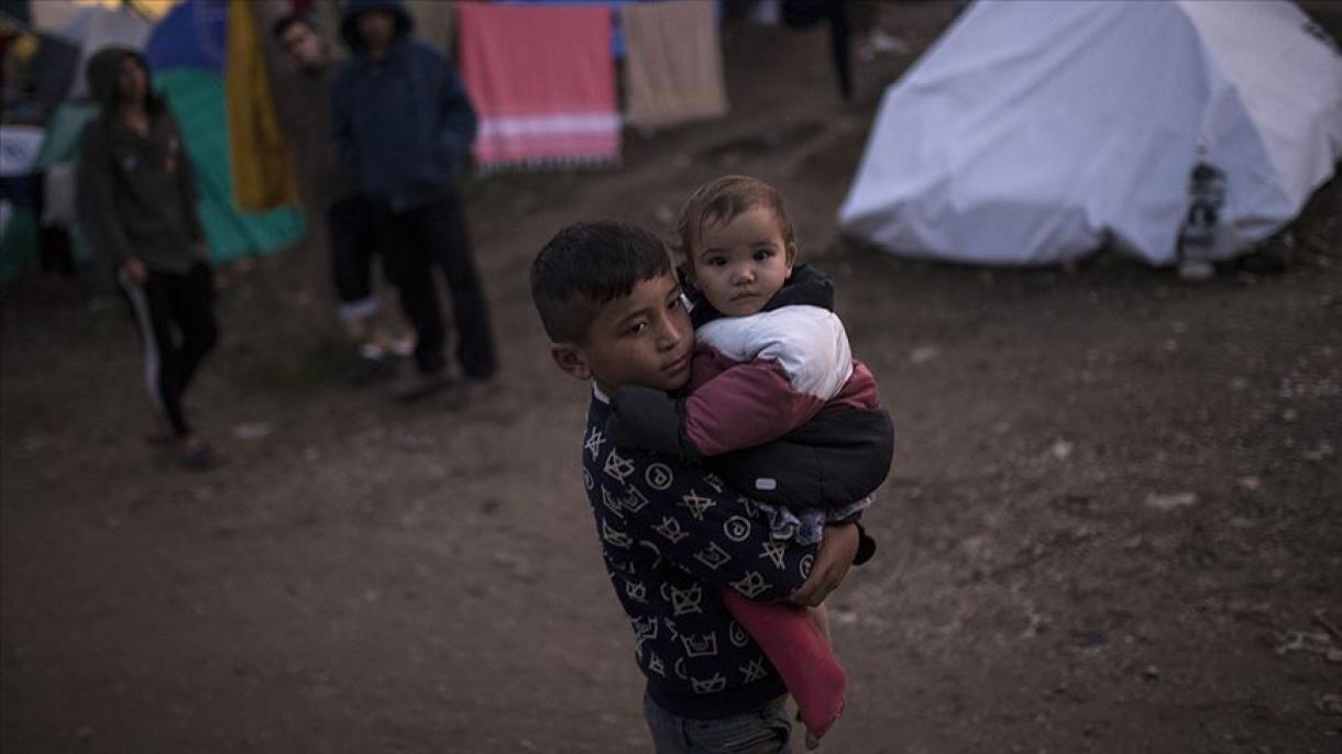 Los niños en el campo de refugiados de Moria tienen serios problemas de salud